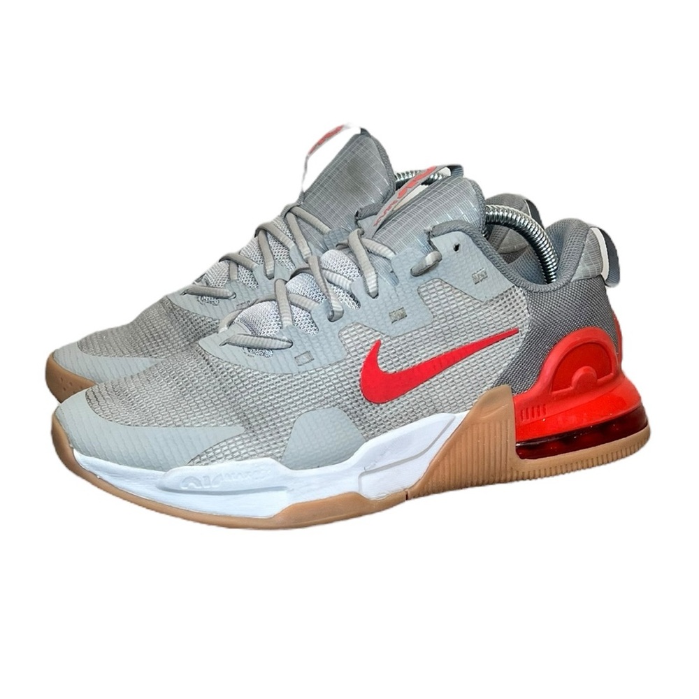 NIKE AIR MAX ALPHA TRAINER 5 COBBLESTONE BROWN-CRIMSON RED SZ 8.5 [DM0829-006]